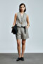Bloom Women's Lyocell Blended Linen Vest Mink - 2