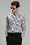 Ruben Men's Smart Shirt Comfort Slim Fit Cobalt Blue - 2