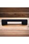 (Hard Plastic) Furniture Kitchen Drawer Cabinet Cupboard Black Handle Handle Handles 10 Pieces 128 mm - 3