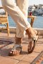 Gray Nubuck Men's Flip Flops 01Mu4733 - 2