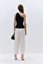 White Tiana Shalwar Voile Trousers - 5