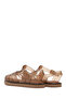 Women's Bronze Buckle Jelly Transparent Sandals 26Sfe4977Pv - 6
