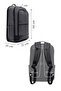 حقيبة ظهر رمادية للجنسين من D-Pack 25SBD30206F - 2
