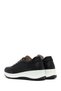 Women's Black Lace-Up Thick-Soled Sports Shoes, Leather Sneaker 26Pfd500518 - 6