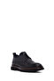 Men's Black Lace-Up Leather Casual Shoes 25Wfd7508Ft - 6