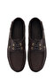 Men's Brown Lace-Up Leather Casual Shoes 26Sfd6607M2 - 4