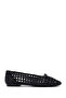 Women's Black Braided Ballerinas 25Sfd443729