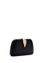 Women's Black Long Chain Strap Evening Dress Mini Portfolio Bag 26Sbd270418 - 5