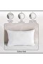 Ultimate Luxury Goose Feather Cushion 40x65cm -white - 5