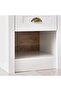 Almada Nightstand With 1 Drawer And Storage - White - 6