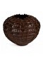Fulcrum Ceramic Bulbous Vase 31.5x31.5x26cm - Brown - 4