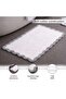 Delilah Scallop Cotton Bathmat 60x90cm - Grey/white - 5