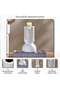 Marin Polyresin Candle Holder 11x11x19cm -white - 4