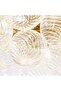 Leonardo Handcrafted Glass 8-light E14 Chandelier 80x80x46cm - Gold - 4