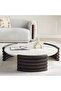 Rosetta Coffee Table Marble - Beige & Brown - 2