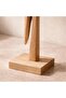 Fia Teakwood Abstract Decor Accent 10x12x42cm - Natural - 3
