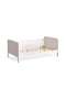 Linen Kids Toddler Bed 70x140 Cm - White ~ White - 6