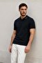 Black Polo Neck Men's T-Shirt 6113
