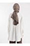 Oversize Cut Long Linen Women's Shirt - 7