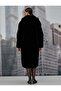 Women's Clothing Coat - 4WAK00080EW BLACK - 5