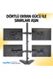 Ef44 13-27Inch Four Arm Lift 2-8 kg Desktop Monitor Stand - 2