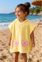 Velvet Printed 100% Cotton Children's and Baby Poncho Beach Dress Baby Kids Bathrobe Suitable for 2-7 Years Old - 2