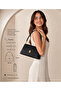 Zayre Black Lockable Single Handle Hand and Shoulder Bag