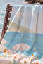 100% Cotton 4 Layer Muslin Beach Towel - Pastel Shores - 2