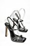 S569616208 Black Patent Leather High Heeled Evening Shoes - 7