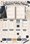 12-Month Non-Periodic Planner Agenda 17X24 cm |   Undated Monthly and Weekly Planning |   School Motivation Sheet with Habits and Goal Tracking |   4 Sheets of Stickers as a Gift |   Undated Planner Agenda - 204 Pages - 7