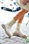 Beige Thick Soled Daily Women's Boots L610130209 - 3