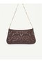 Women's Star Embroidered Chain Strap Shoulder Bag