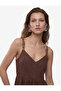 Modal Fabric Adjustable Strap Midi Dress - 3