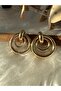 3-Piece Round Oyster Model Steel Earrings