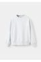 Gemustertes Baumwoll-Sweatshirt