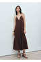 V-neck cotton dress - 2