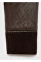 Leather-Look , Turn-Down Collar Jacket - 5