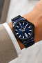 Men's Wristwatch with Calendar Steel Case and Strap Blue Zmdk1133 - 2
