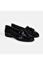 Women's Black Desacomfort Patent Leather Casual Shoes