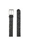 Men's Black Sports Leather Belt - 2