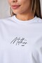Mother Hood Written White Women's Oversize T-Shirt