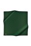 Twill Silk Monogram Patterned 100% Emerald Green Hand Sewing 90X90 Scarf Sewing Shape - 6