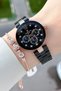 32 mm Women's Wristwatch with Rose Cord Black Color Gift Packaging