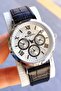 Women's Black Multifunctional Leather Strap Wristwatch 664659 - 2