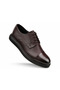 Harun Ozil 9900 Brown Genuine Leather Comfortable Daily Men's Classic Shoes - 2