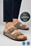 Unisex Orthopedic-Sole Comfort Model Slipper with Double Straps and Buckle, Daily Comfortable Indoor and Outdoor Slipper
