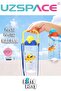 730ml Tritan Single Lid Dual-Use Tritan Children's Water Bottle with Straw/Without Straw and Strap Attachment - 8