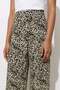 Comfortable Fit High Waist Wide-Leg Viscose Mix Women's Trousers - 6