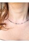 Fluorite Natural Stone Necklace |   Color Transitioning Minimal Elegance - 3
