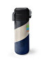 Kids Navy Blue Dark Gray Beige Patterned Straw and Direct Drinking Steel Thermos 500 ml 31893 - 6